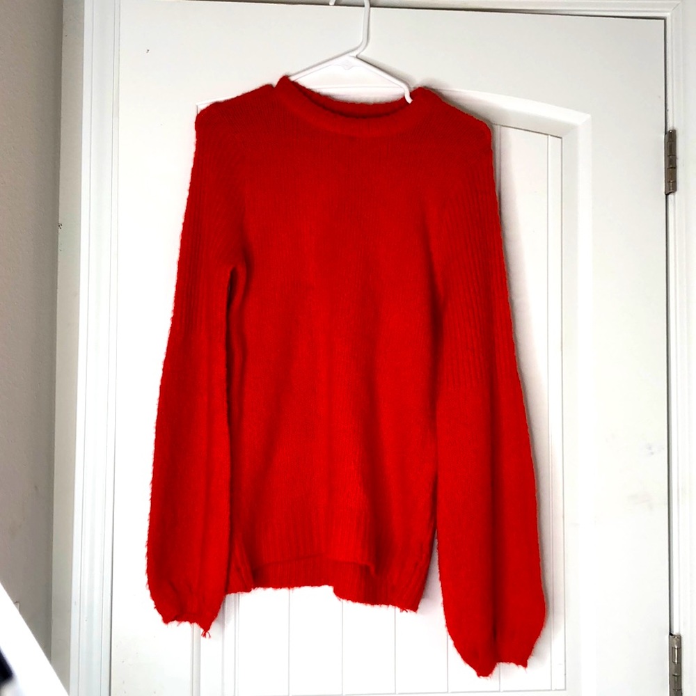 Cute large red sweater